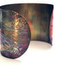 Etched Copper Cuff Bracelet - Raven design - large - Image 4
