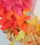 Rainbow Coloured Rag Wreath - Image 4