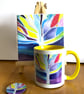 Soft Shades bundle. Mug, greeting card and fridge magnet.