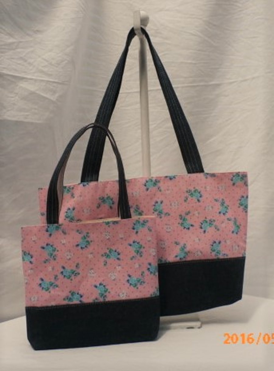 MUMMY AND LITTLE ME MATCHING TOTE BAGS