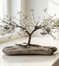Wire Spring Gemstone Tree Sculpture, With Charms