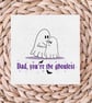 Spooky Father's Day Card, Spooky Birthday Card for Dad. - Image 4