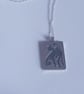 Sterling silver Border Terrier necklace - Image 2