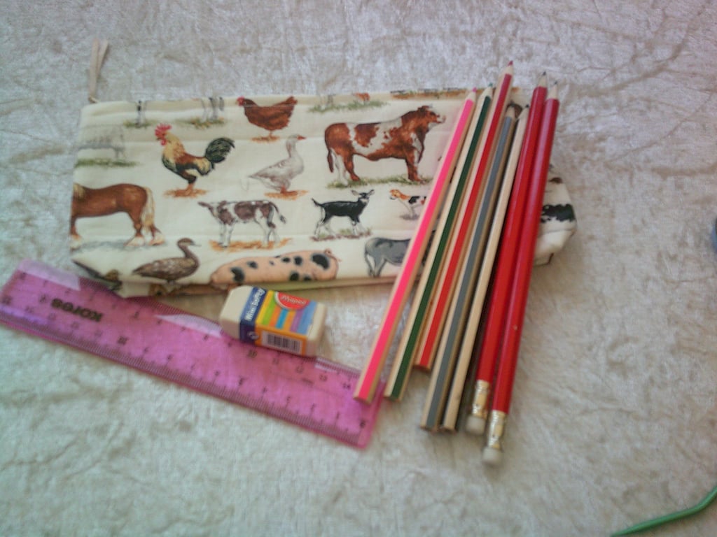 Farm Animals Pencil Case