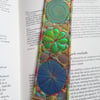 Textile Bookmark Free Machine Embroidery 