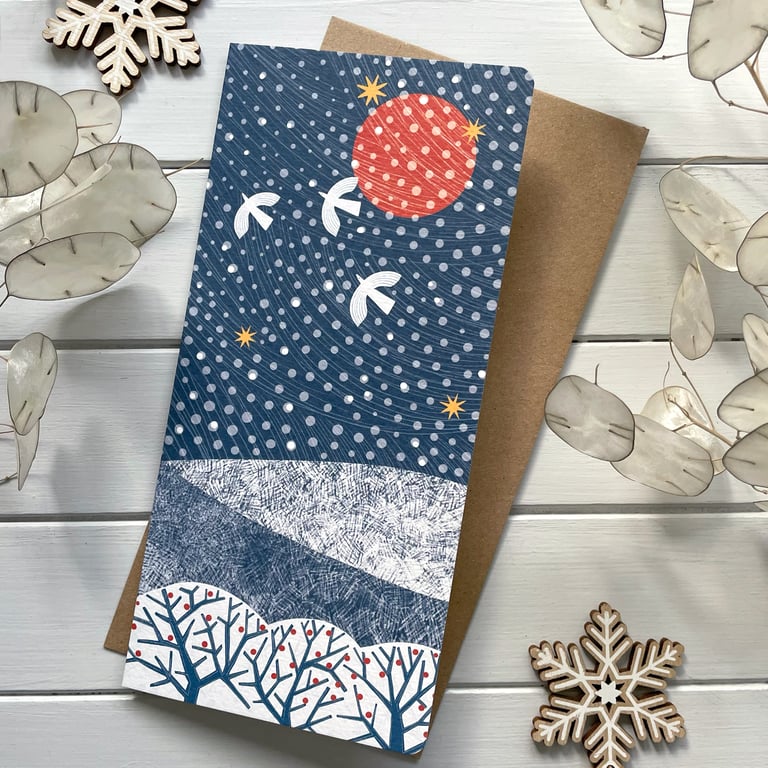 'Mistletoe' Greetings Card