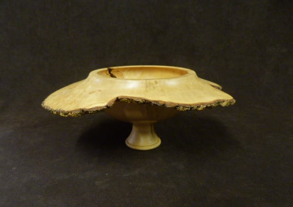 BIRCH BURR PEDESTAL BOWL