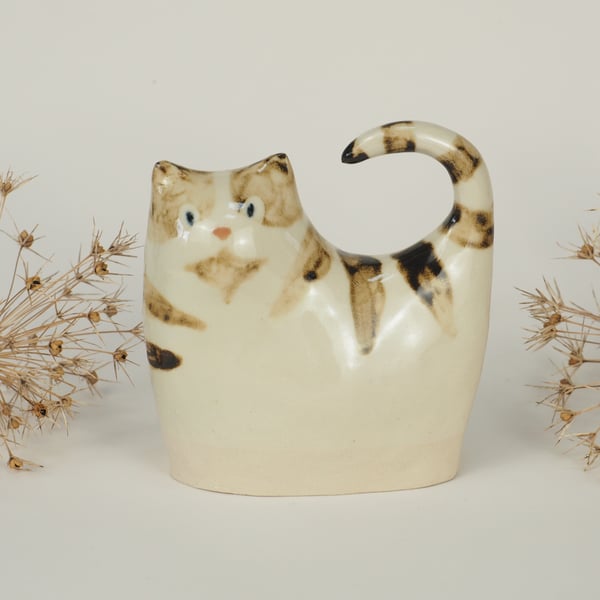 Handmade Mottled Brown Stripe Kitten