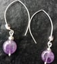 Silver amethyst earrings - Image 5