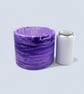 Large Purple Marbled Plant Pot  - Image 4