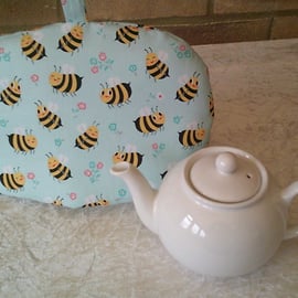Small Tea Cosy with Comical Bees