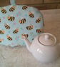 Small Tea Cosy with Comical Bees - Image 1