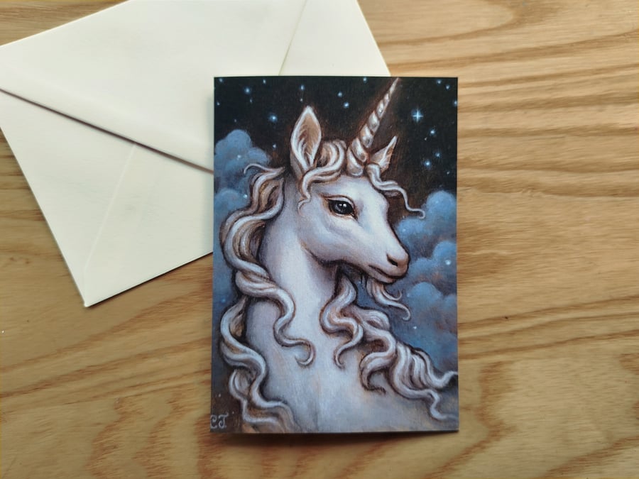 Unicorn I Blank Greeting Card