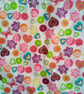 Gift bag, reusable gift bag, Birthday gift bag, hearts, butterflies, floral  - Image 2