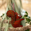 Red Squirrel Felt Hanging Decoration
