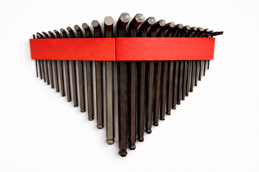 Hex Key Pegboard Holder - 30 - 110 - 35mm