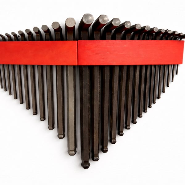 Hex Key Pegboard Holder - 30 - 110 - 35mm