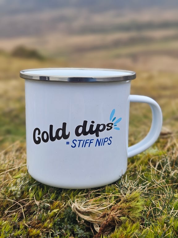 Cold water swimming mug, Cold Water therapy, wild swimming mug - gift