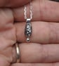 Sterling silver nugget pendant, rugged silver necklace, unisex jewellery, ARC - Image 4