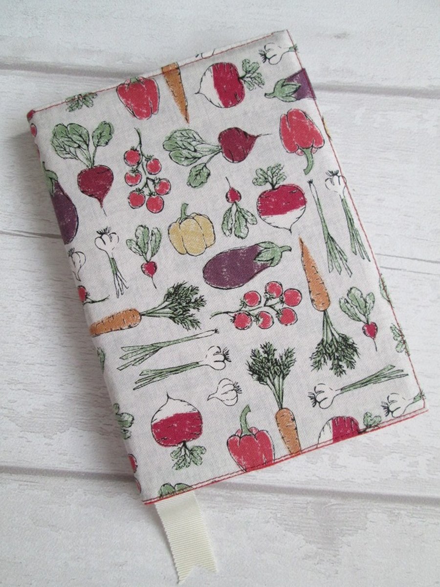 A6 Vegetables Reusable Notebook Cover