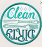 Clean or Dirty Embroidered Indicator Patch – Reversible Kitchen & Washing Patch 
