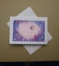 original art hand painted fantasy glitter blank greetings card (ref FA 305 R1 ) - Image 1