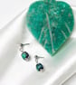 Aurora Earrings with Tibetan Silver - Image 3