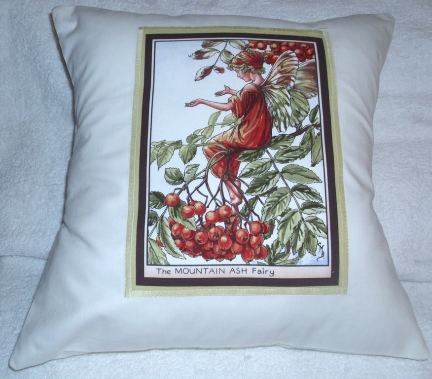 the Mountain Ash Fairy Cushion