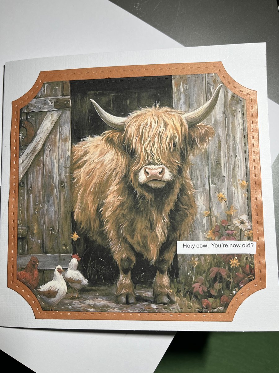 Highland Cow all occasion card