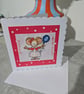 Cross stitched birthday card with envelope - Image 1