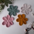 Crochet flower, cotton flower