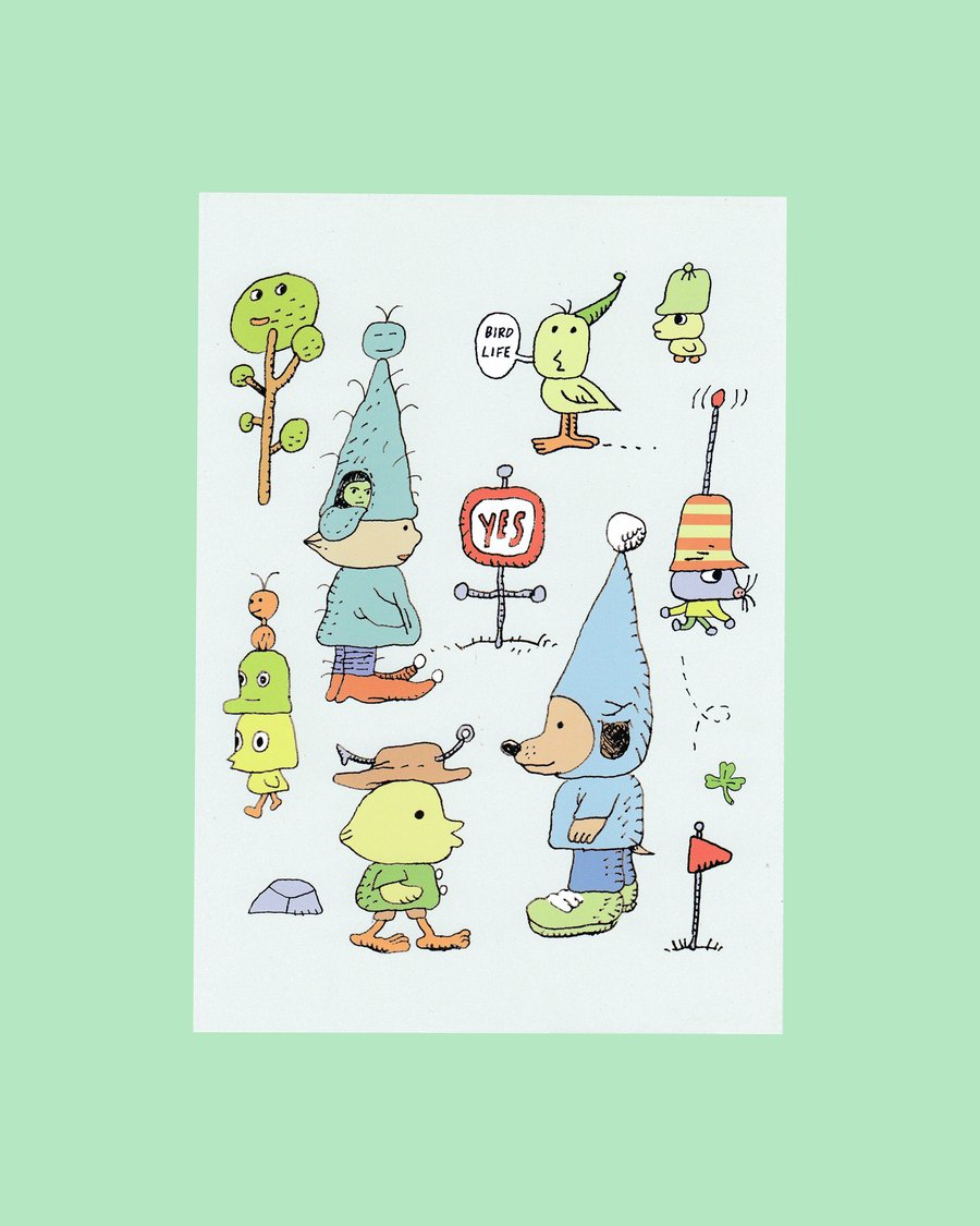 Bird Life Digital Print