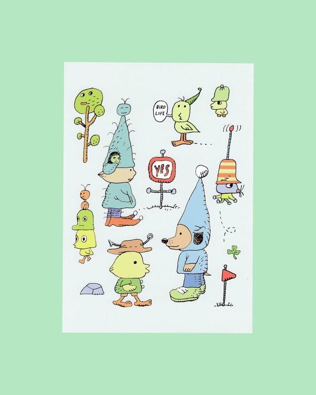 Bird Life Digital Print
