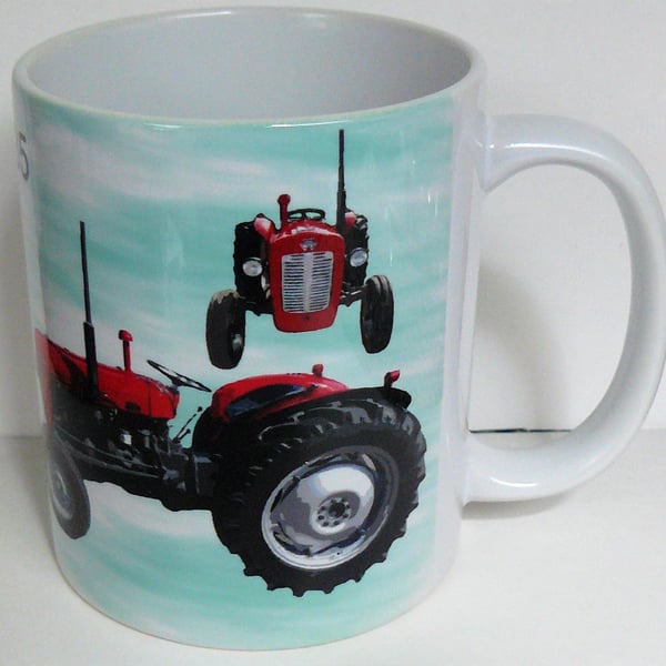 35 tractor ceramic mug classic farming farm masey ferg 35