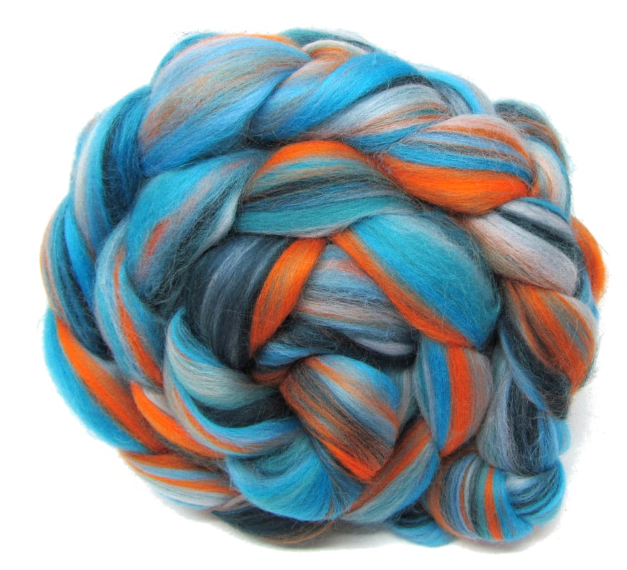 Merino Combed Wool Top - Lamorna 100g for Spinning Yarn and Felting