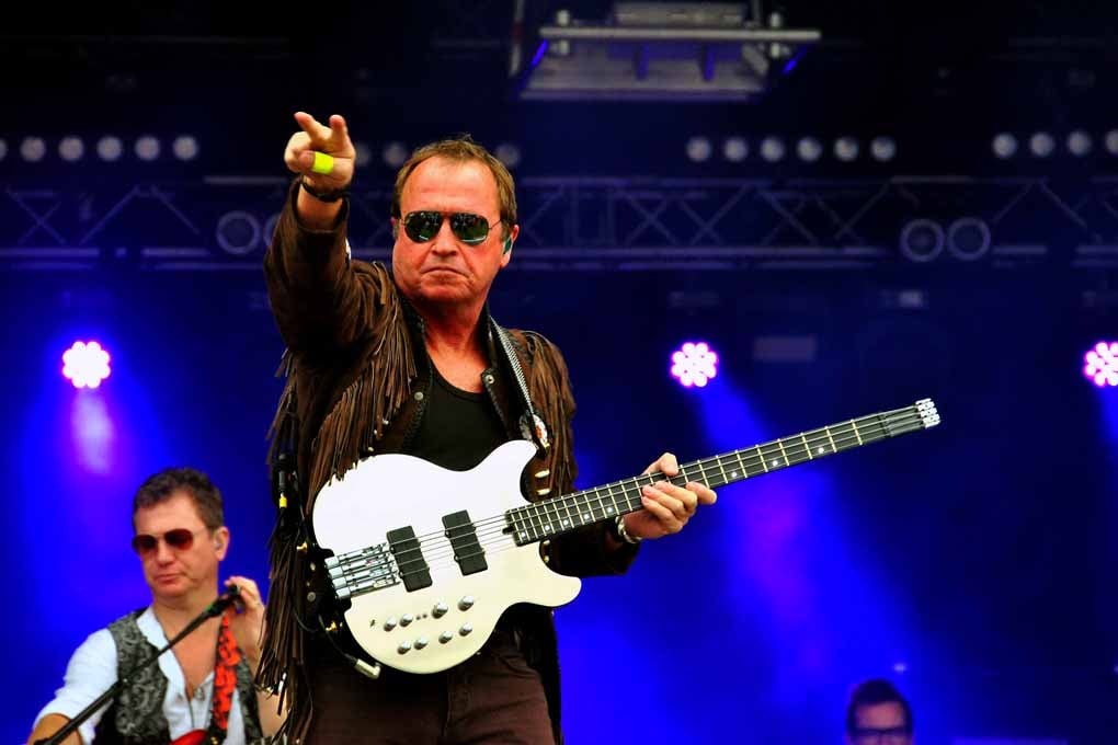 Mark King Level 42 In Concert Photograph Print