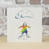 Rainbow Blank Ecofriendly Card