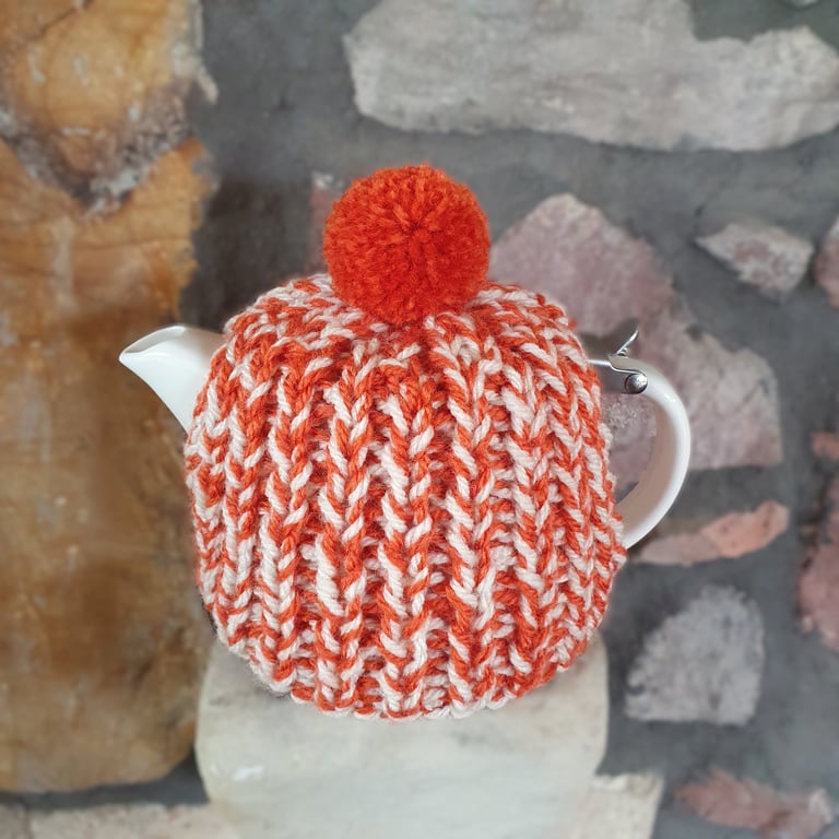 Tea Cosy, Cozy, Tea Pot Cover, Suki, For Life Stump Compatible, Hand Knitted