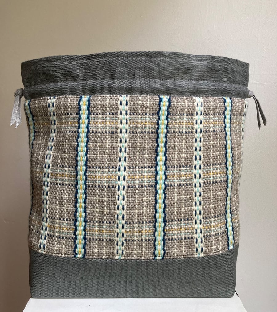 Cariad Bag - Spring Pastels 2. Handwoven in Wales