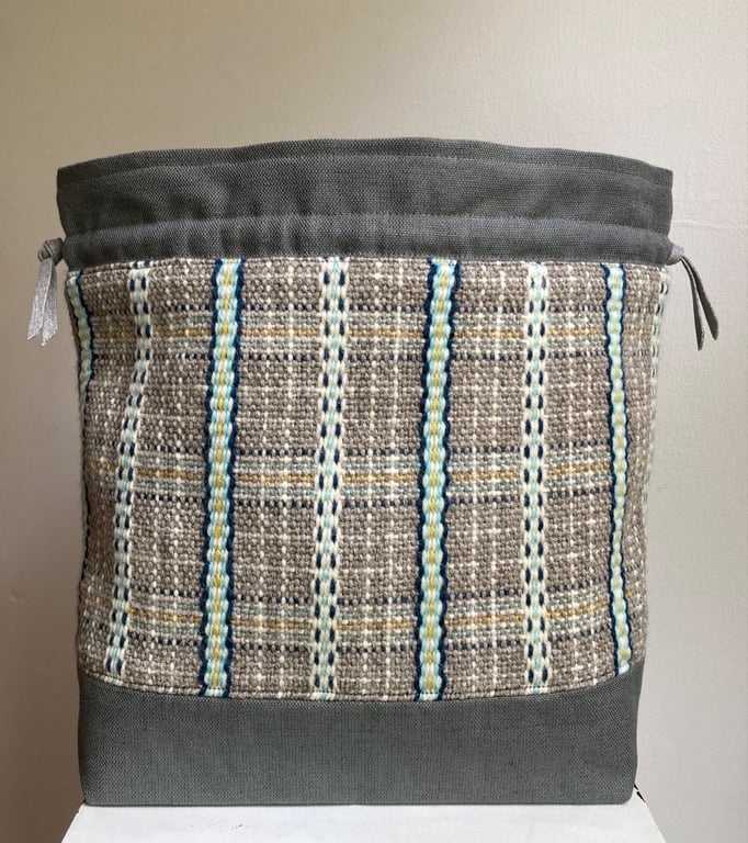 Cariad Bag - Spring Pastels 2. Handwoven in Wales