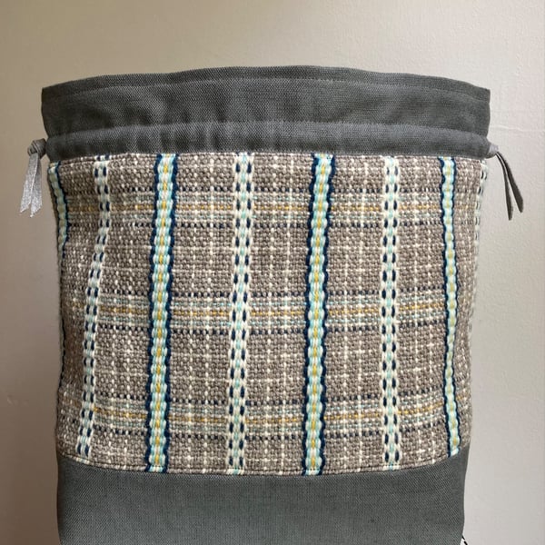 Cariad Bag - Spring Pastels 2. Handwoven in Wales
