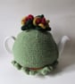 Tea cosie Tea cosy - Christmas whirly - twirly ribbons - gold - Image 5