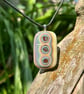 Handmade Reactive Glass Pendant - Image 1
