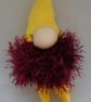 Lavender Gnome Keyring - Red Beard - Image 2