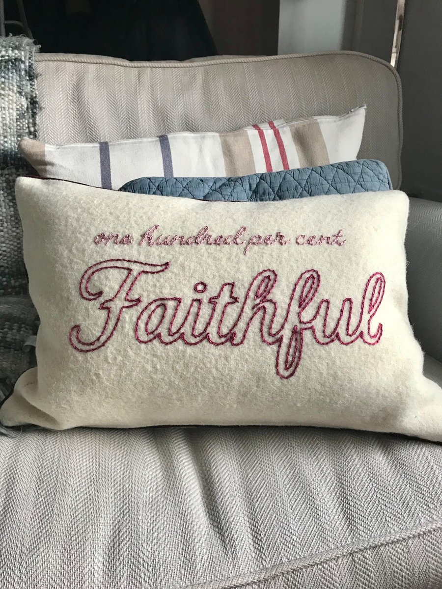 Hand Embroidered Cushion