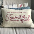 Hand Embroidered Cushion