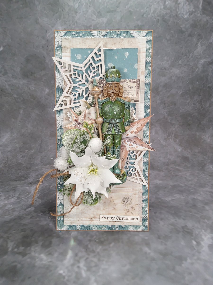 Handcrafted Nutcracker Chrismtas card (7)
