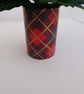 Festive Tartan Tin with Cream Roses & Holly - Image 4