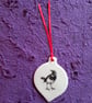 Porcelain robin decoration - Image 2