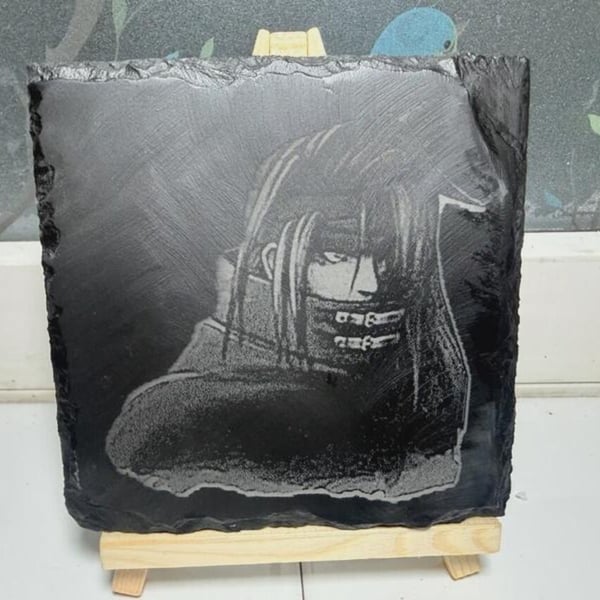 Final Fantasy 7 VII Cait Sith Laser Etched Coaster